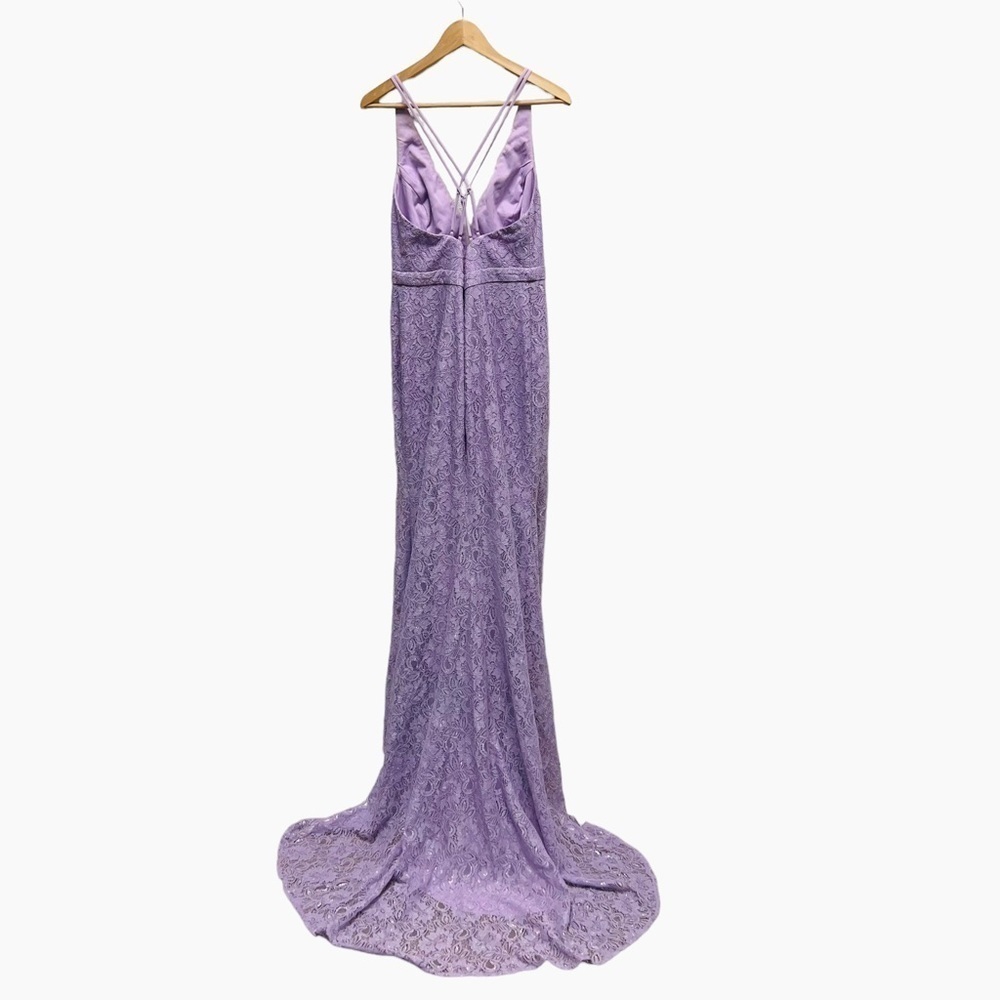 Lulu's Lavender Lace Maxi Dress - Picture 8 of 8